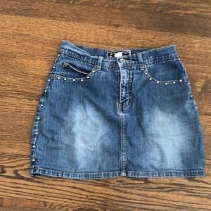 R4R denim y2k skirt size 1